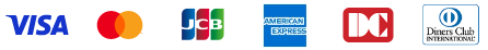 visa/mastercard/jcb/american express/dc/diners club